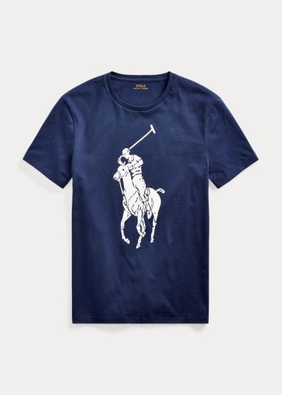 Polo Ralph Lauren Custom Slim Fit Jersey T Shirt Herre Danmark (STAUO6048)